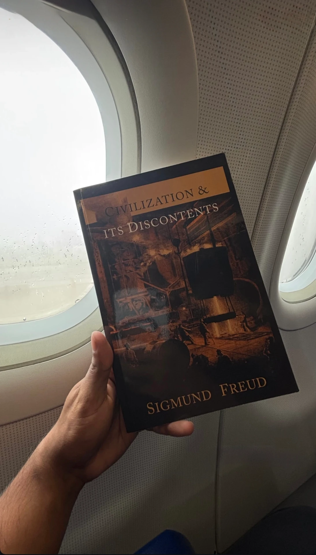 Reading Civilization and Its Discontents by Sigmund Freud on a flight — reflecting between chapters of Drome Media